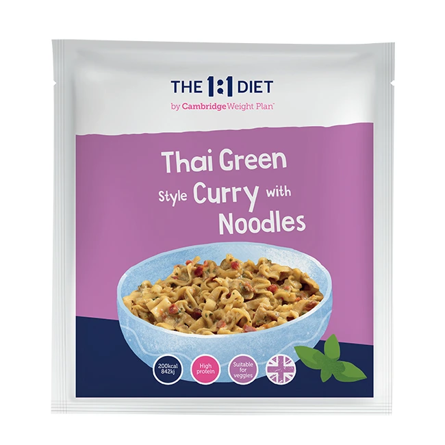 Thai Green Style Curry with Noodles